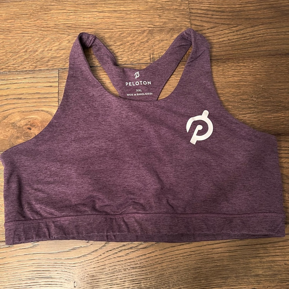 Peloton low impact heathered sports bra. Super soft